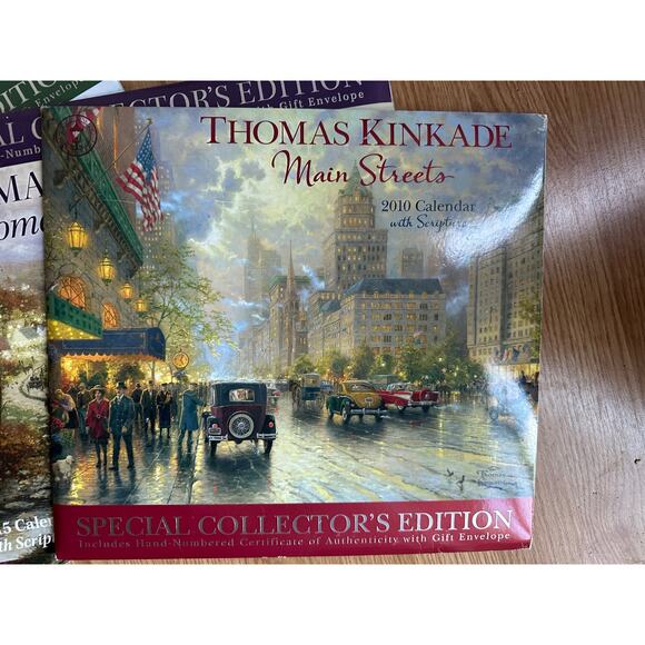Thomas Kinkade (4) Calendars Special Collector's Edition 2010 2011 2012 2015 - Picture 7 of 11